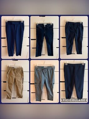 Calvin Klein, Abercrombie Kids Jeans, Old Navy Pants, 6 pants